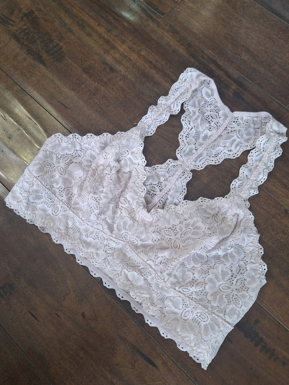 Felina Lingerie Lace Racerback Bralette Large
